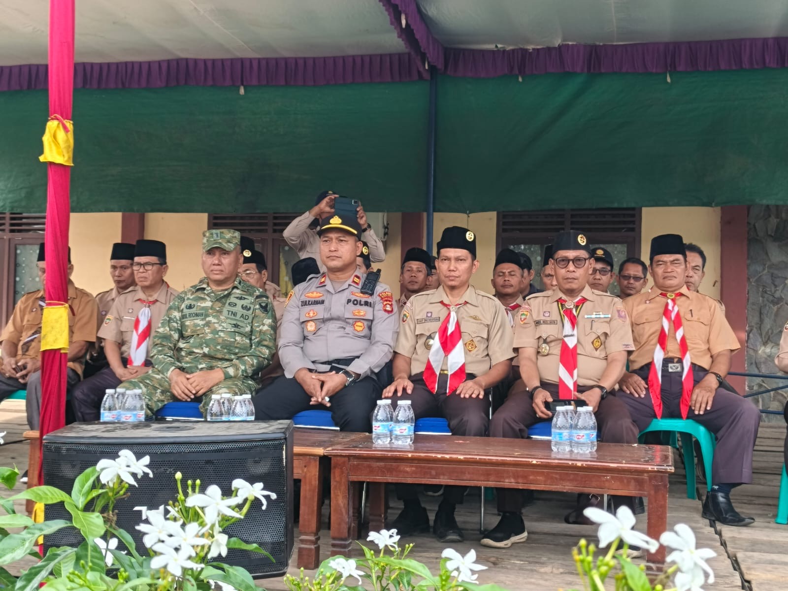 Kapolsek Rambang Hadiri Upacara HUT Ke-65 Pramuka Sebagai Mabiran, Perkuat Pembinaan Generasi Muda
