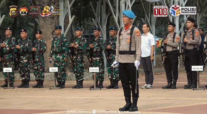 Gladi HUT ke-81 RI di Gelora Sriwijaya, Polrestabes Palembang Pastikan Kesiapan Upacara Kemerdekaan