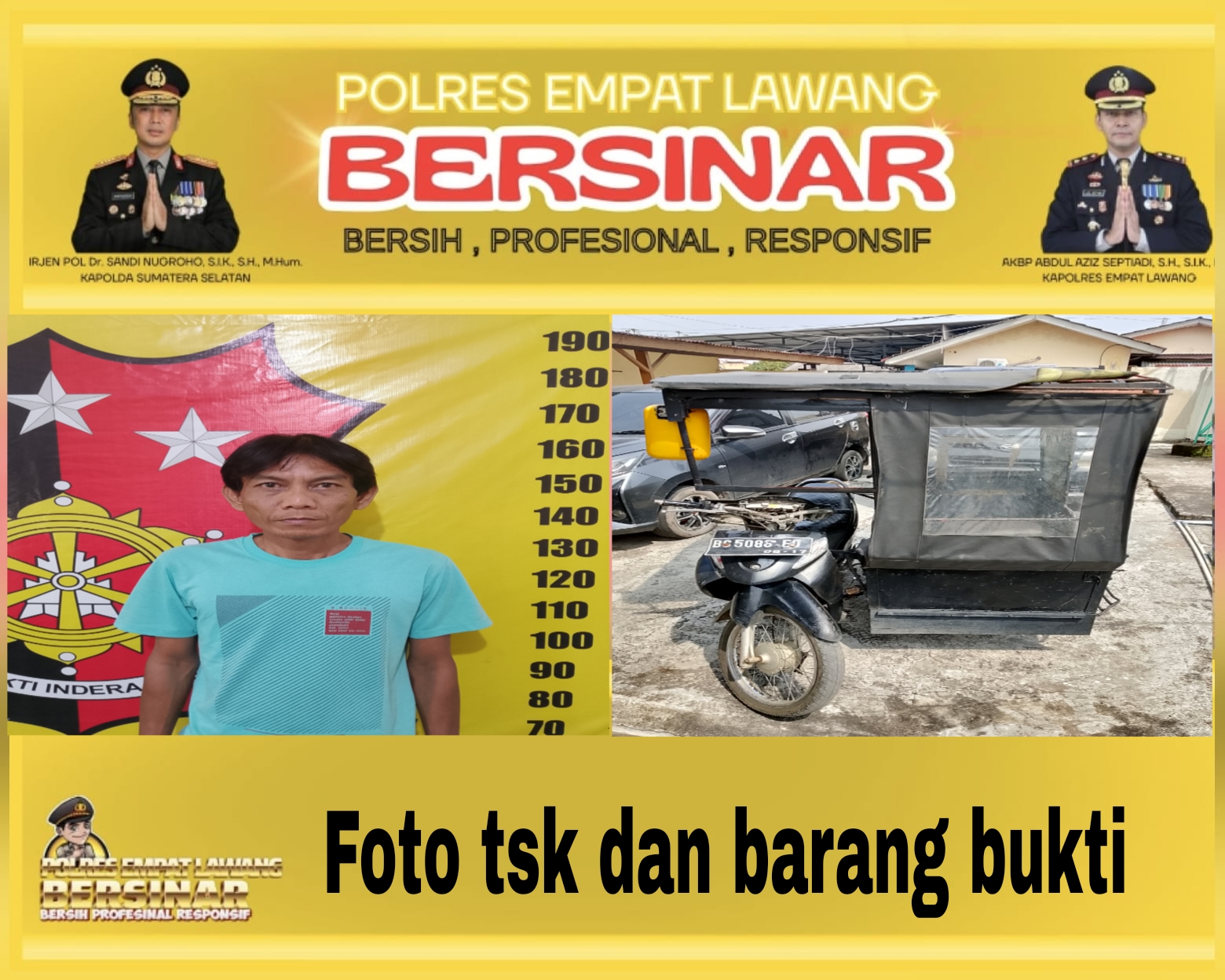 Polsek Tebing Tinggi Ungkap Kasus Pencurian dengan Pemberatan di Kantor Disperindag