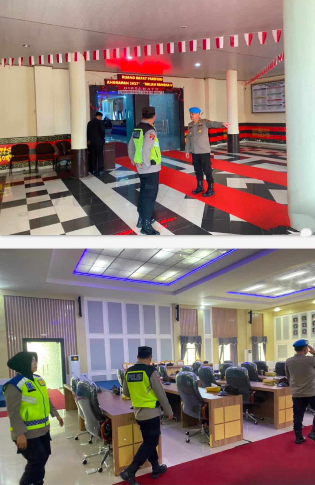 *Polres OKU Selatan Amankan Sidang Paripurna DPRD, Pastikan Rapat Berjalan Aman dan Kondusif*