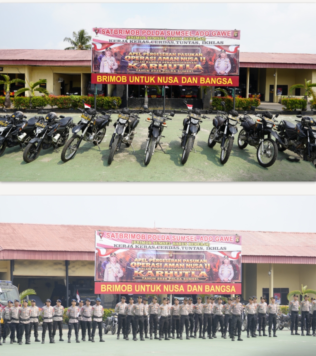Polda Sumsel Kerahkan 354 Personel Operasi Aman Nusa II, Perkuat Penanganan Karhutla di Lima Wilayah