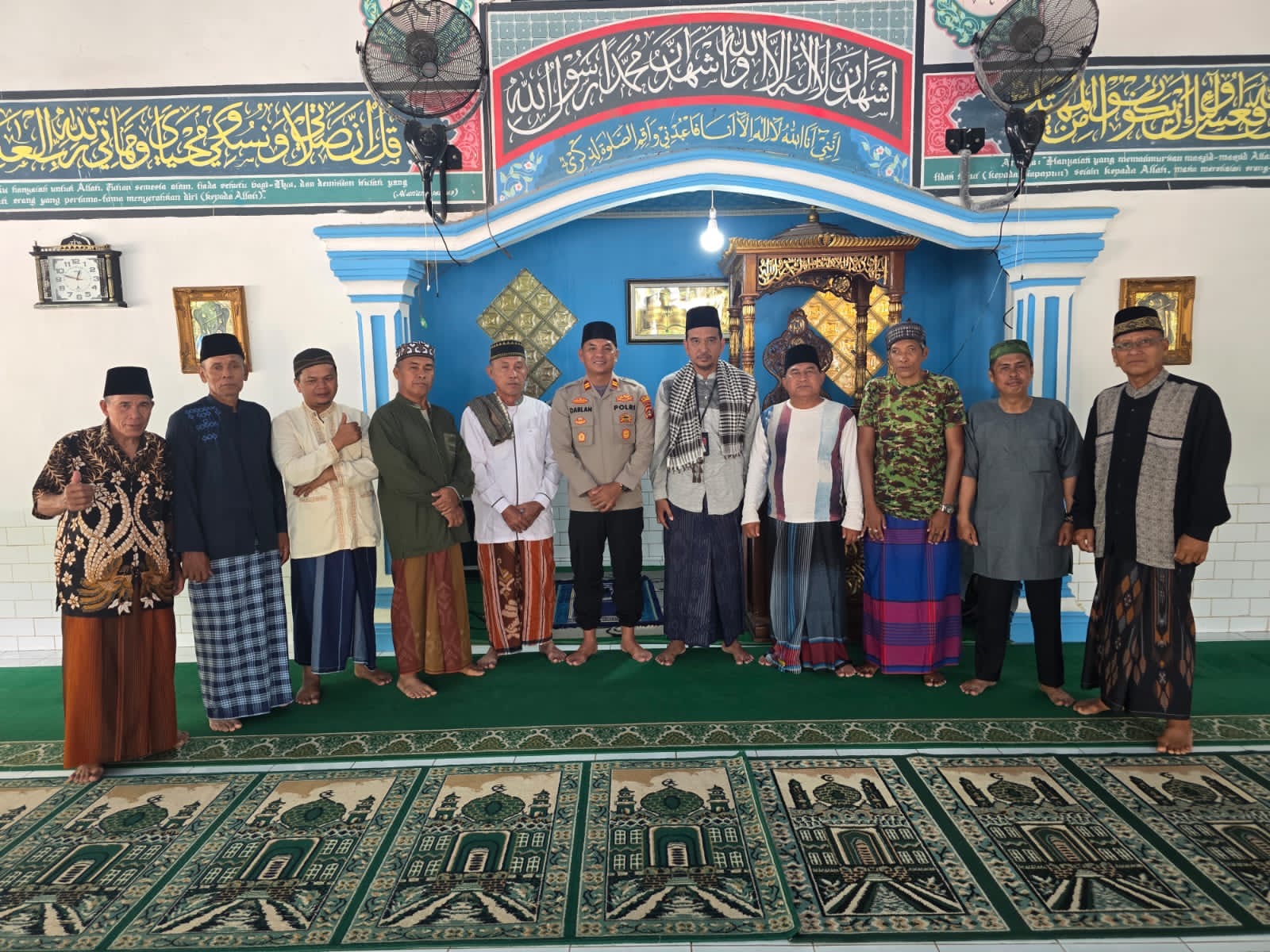 Cegah Kabut Asap, Polsek SP Padang Gencar Himbau Warga Stop Bakar Lahan