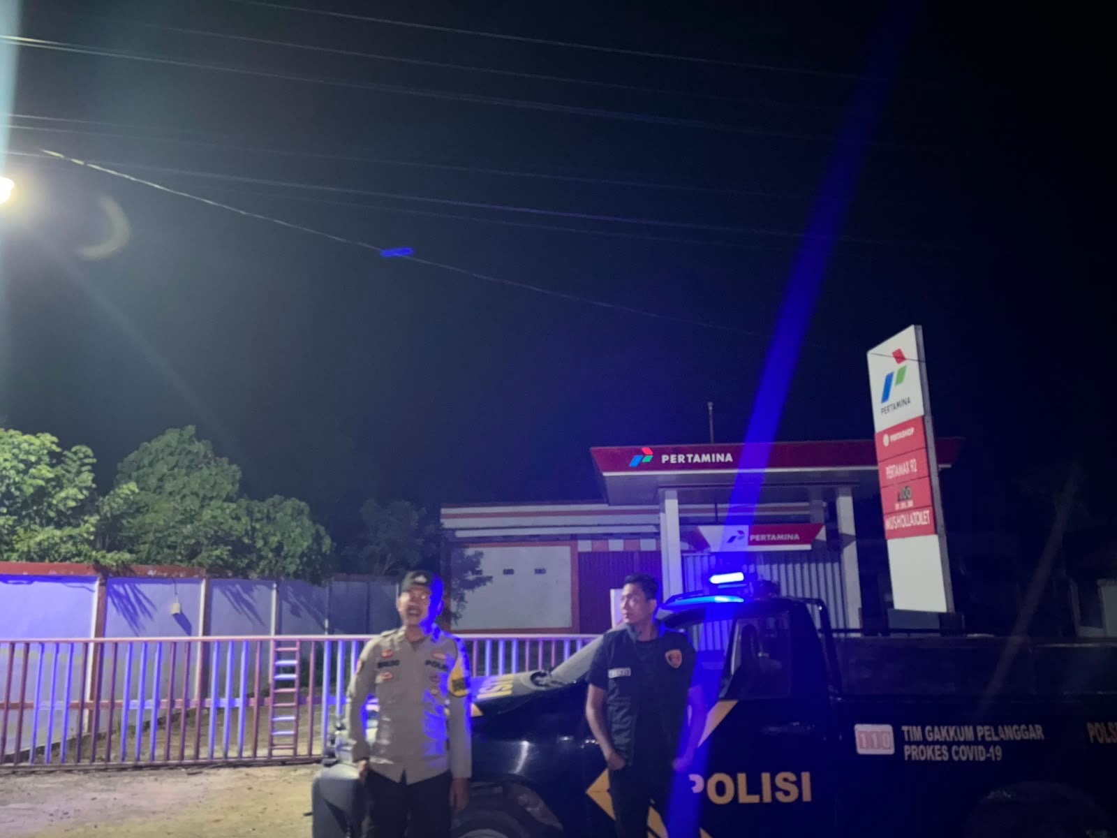 Polsek Muara Pinang Laksanakan Patroli Malam Kamseltibcarlantas dan Pemantauan Wilayah, Situasi Aman Terkondisi