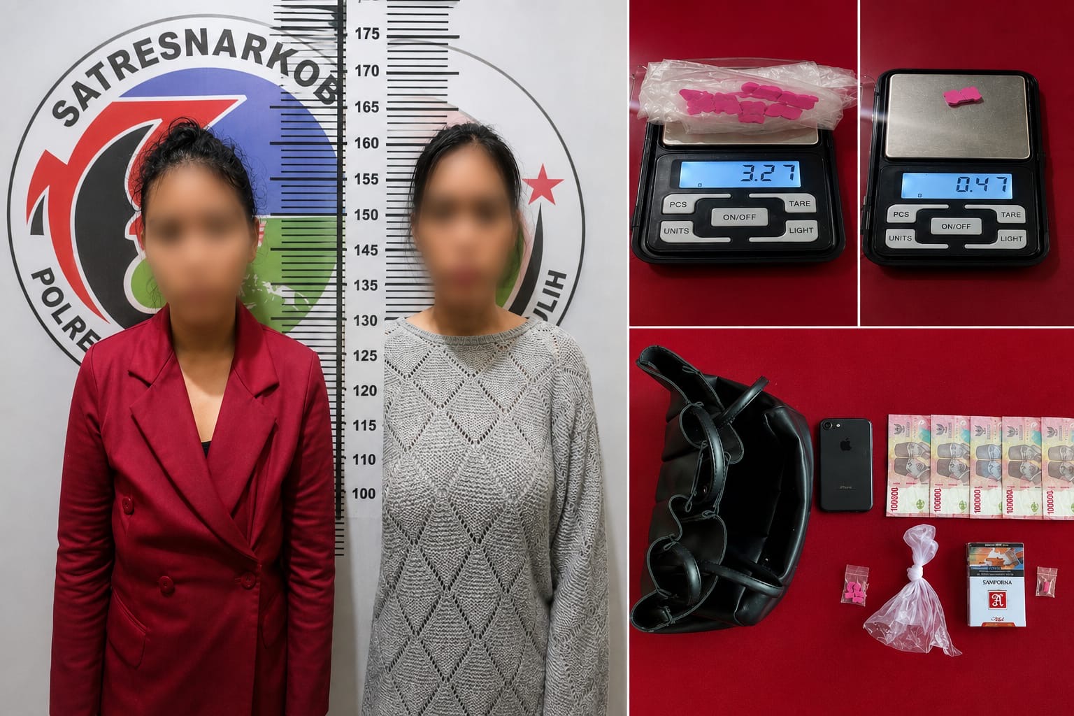 Satresnarkoba Polres Prabumulih Ungkap Peredaran Ekstasi, Dua Perempuan Diamankan