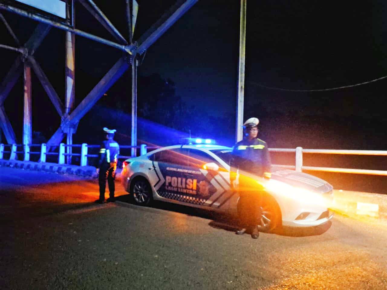 Patroli Subuh Satlantas Polres Empat Lawang Sasar Titik Rawan, Jaga Kamseltibcarlantas Tetap Kondusif
