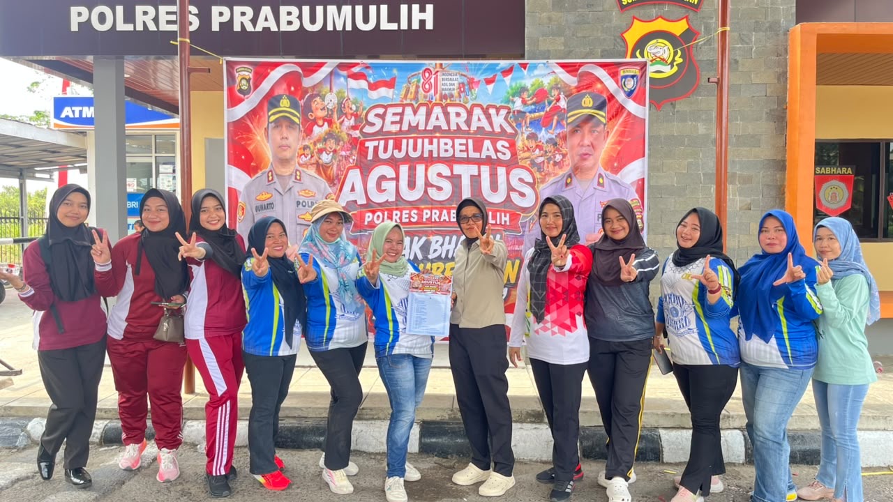 HUT ke-81 Kemerdekaan RI, Polres Prabumulih Perkuat Kebersamaan Bersama Masyarakat