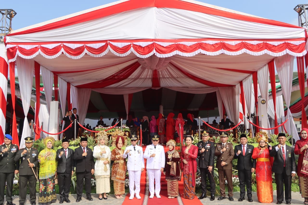 Kapolres Oku Hadiri Upacara Peringatan HUT RI Ke-81