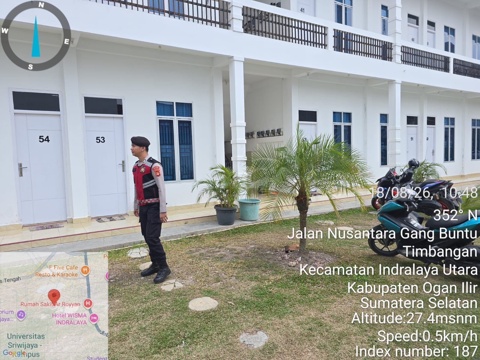 Antisipasi Pencurian di Kost dan Gangguan Kamtibmas, Patroli Samapta Polres Ogan Ilir Digencarkan