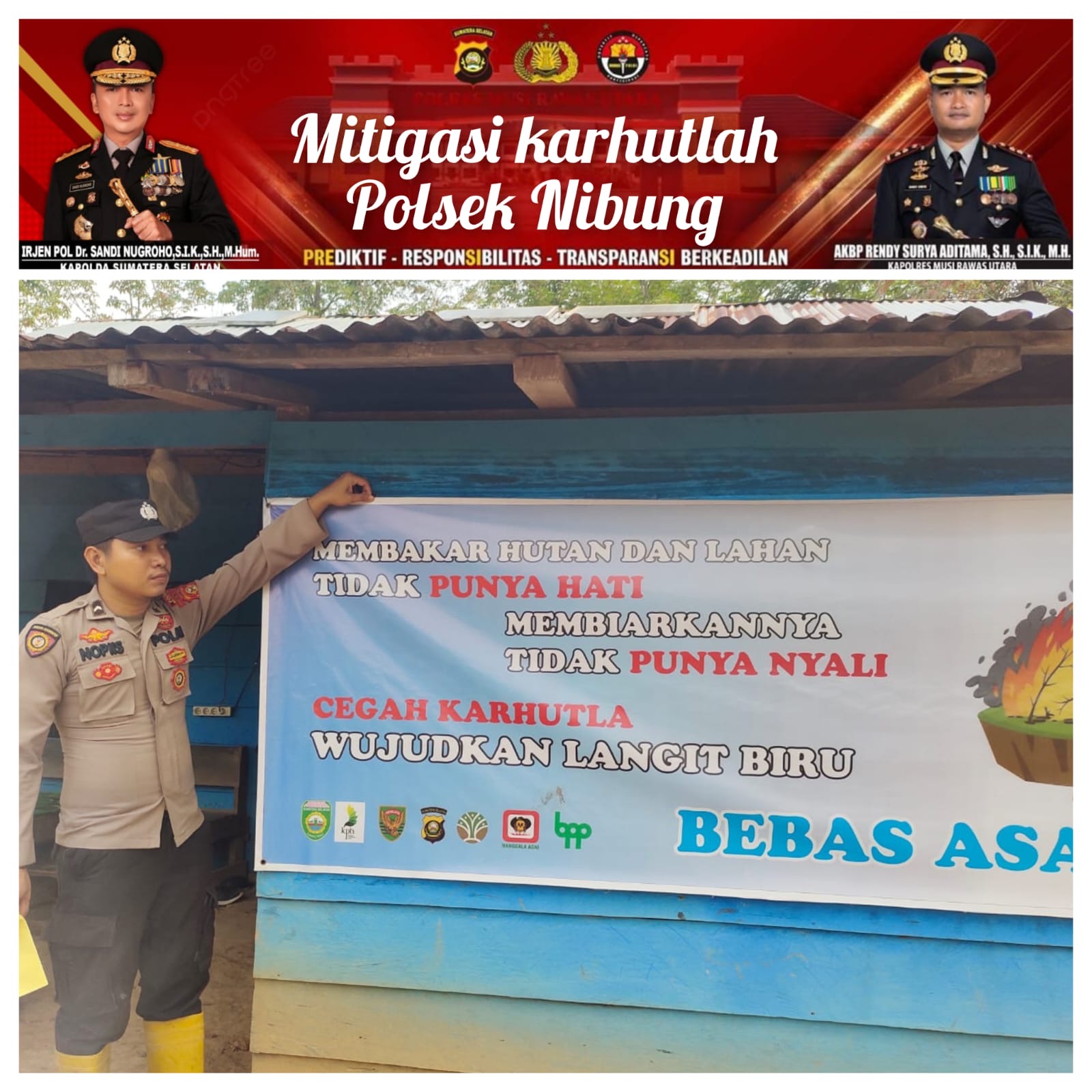 Cegah Karhutla Sejak Dini, Polsek Nibung Gencarkan Mitigasi, Ground Check dan Edukasi kepada Masyarakat