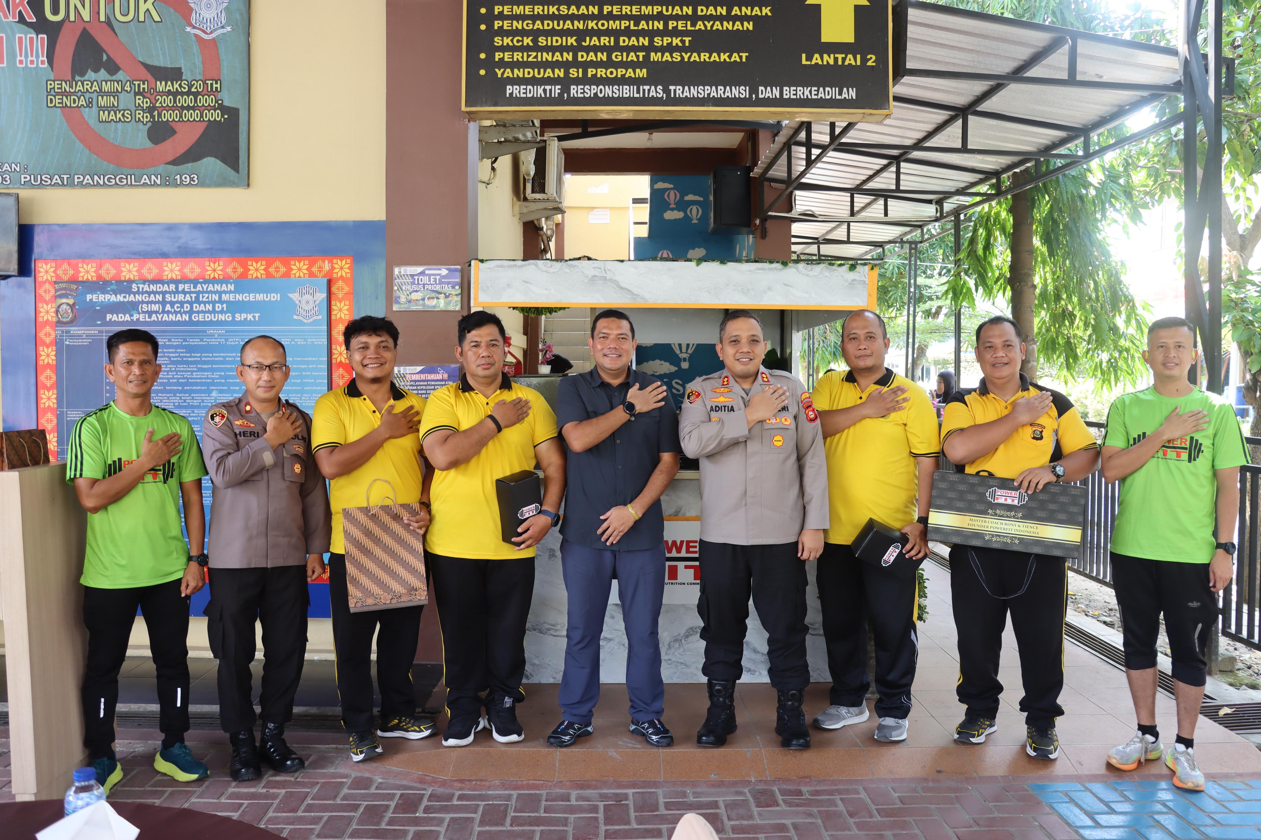 Resmikan Korner Nutrisi Power Fit, Polrestabes Palembang Dorong Personel Terapkan Pola Hidup Sehat dan Bugar
