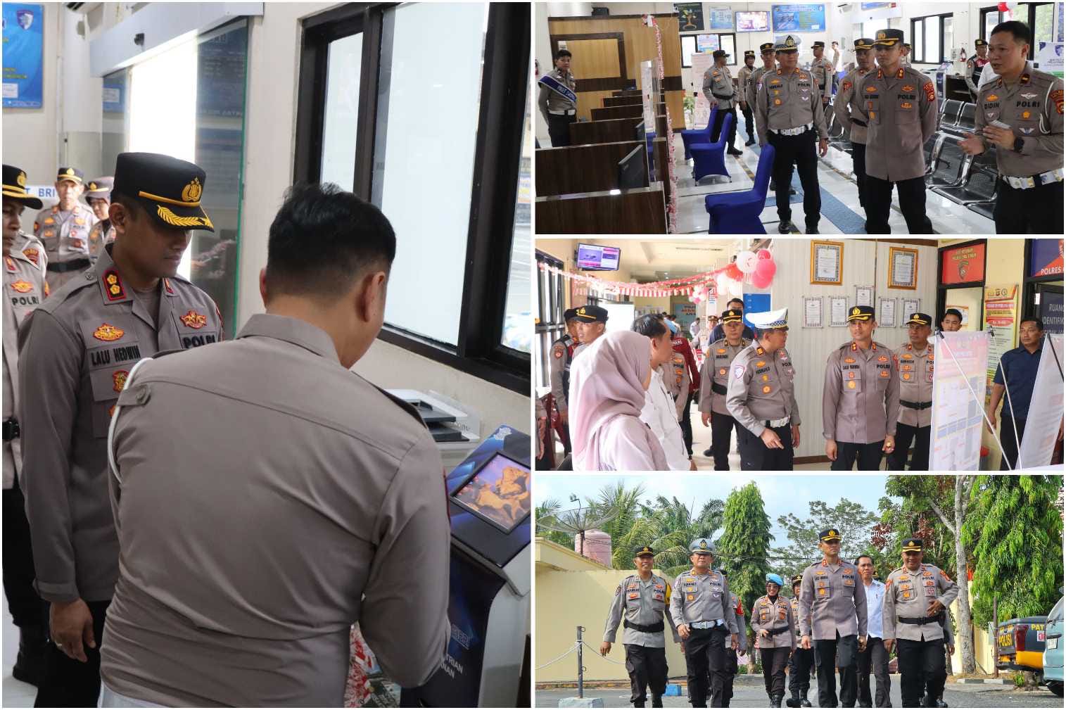 Kapolres OKU Timur Turun Langsung, Cek Pelayanan Publik di Sejumlah Bagian dan Satuan