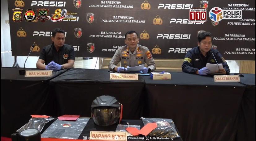 Kurang dari 24 Jam, Tim Ranmor Polrestabes Palembang Ringkus Terduga Pelaku Begal yang Sebabkan Korban Meninggal Dunia