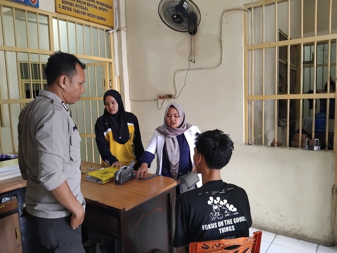 Pastikan Hak Kesehatan Terpenuhi, Polres Lubuk Linggau Rutin Periksa Kondisi Tahanan