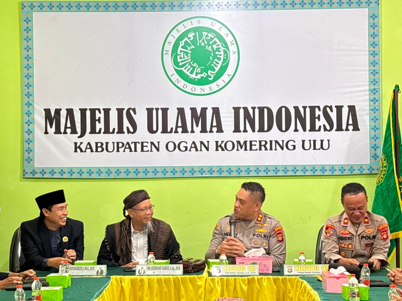 Kapolres OKU Perkuat Sinergi dengan MUI, Bangun Kolaborasi Ulama dan Polri Demi Kamtibmas Kondusif