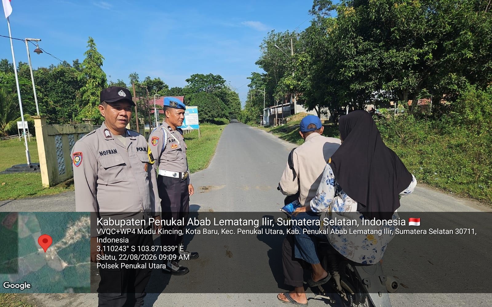 Polsek Penukal Utara Gelar Patroli KRYD, Antisipasi 3C dan Gangguan Kamtibmas