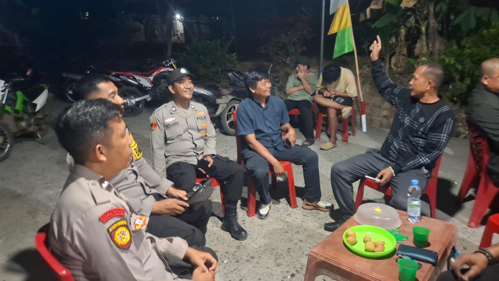 Jelang Pemilihan BPD Baturaden, Polsek Lubuk Raja Perkuat Koordinasi dan Jaga Kondusivitas