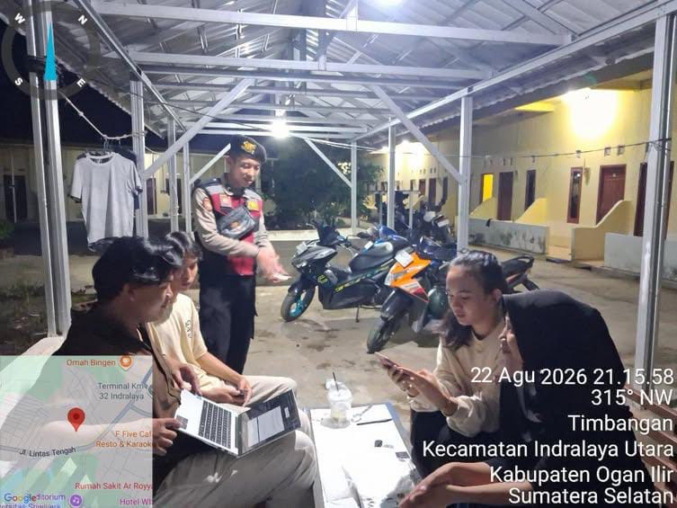 Patroli Perintis Presisi Polres Ogan Ilir Sisir Wilayah Malam Hari, Cegah 3C hingga Antisipasi Karhutla