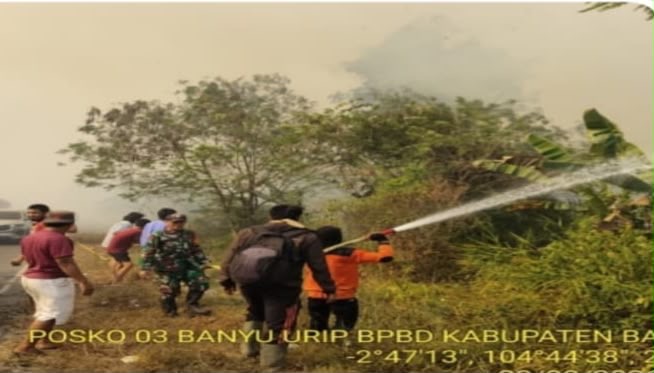 Karhutla Seluas 10 Hektare Terjadi di Tanjung Lago, Tim Gabungan Berhasil Padamkan Api