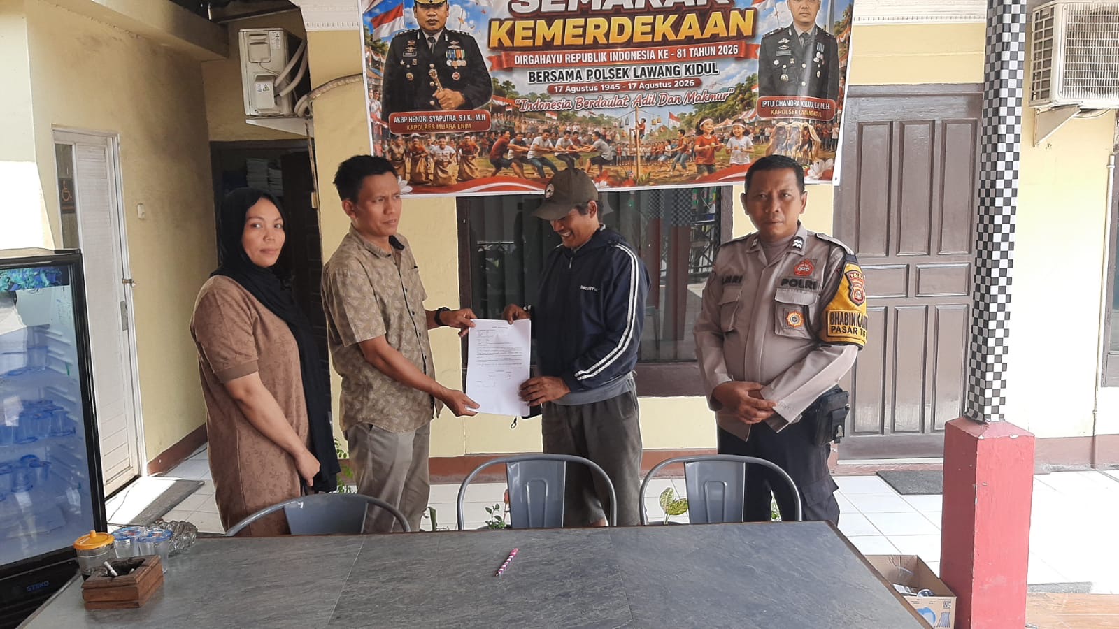 Bhabinkamtibmas Good Job! Kedepankan Problem Solving, Perselisihan Warga Diselesaikan Secara Kekeluargaan
