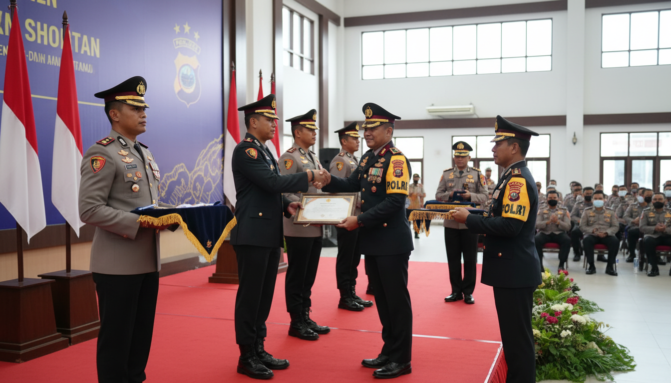 Sambut Hari Jadi ke-78, Polwan Polda Sumsel Gelar Aksi Humanis Bagikan Masker untuk Masyarakat